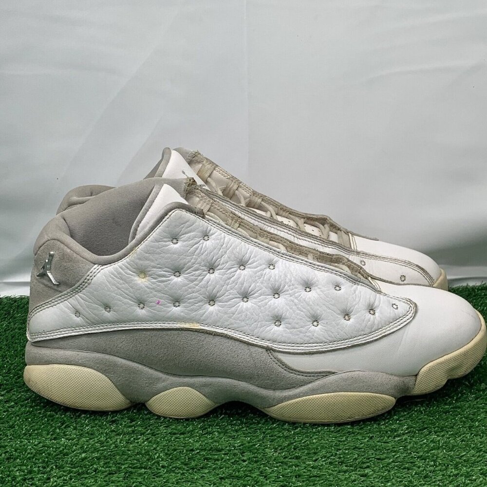 Air Jordan 13 Retro Low Pure Money Men’s 11.5 310810-100 2017 No Box White Silve